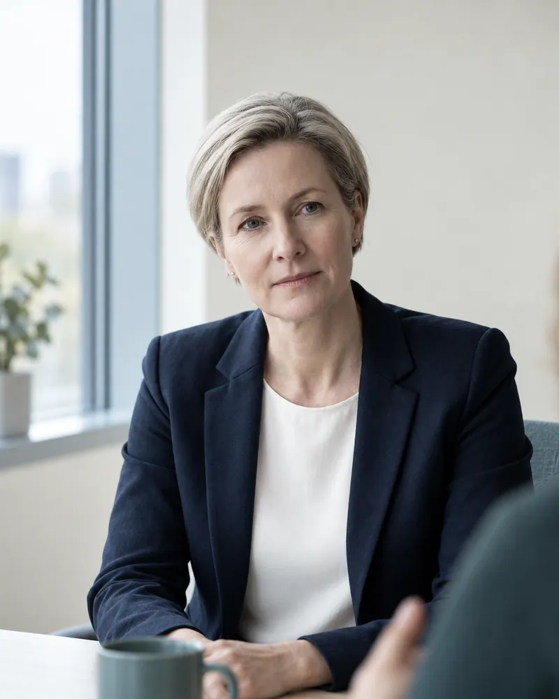 Portrait of Maren Kowalski, co-founder of Case Helix