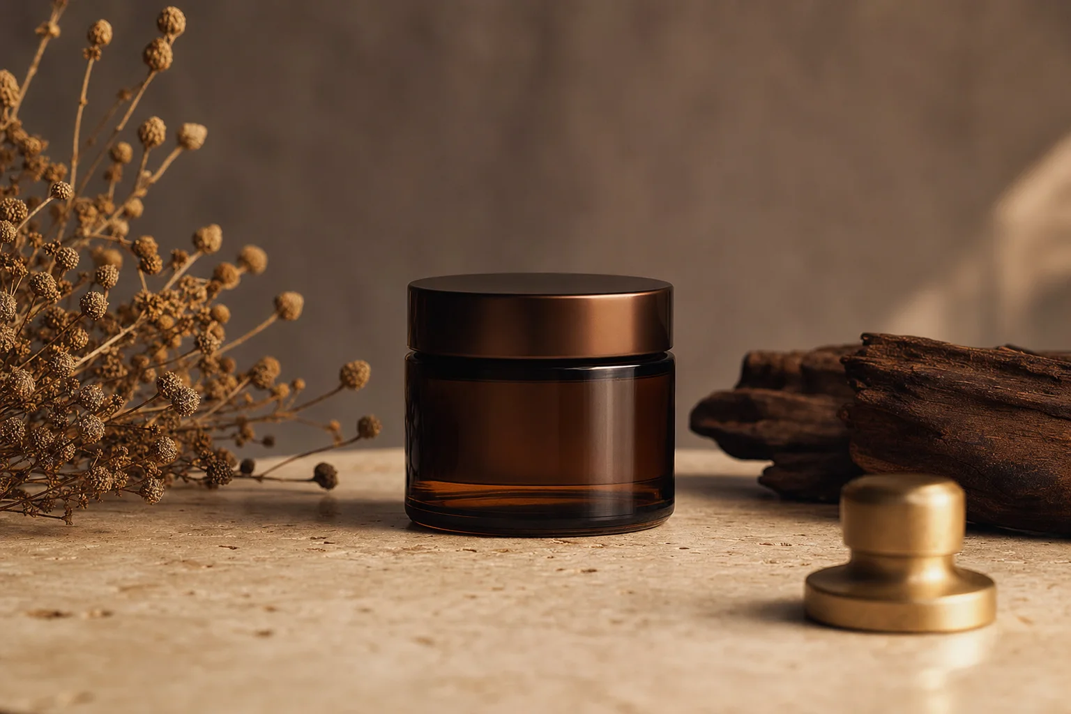 Midnight Cream — Peptide Renewal, styled product photograph