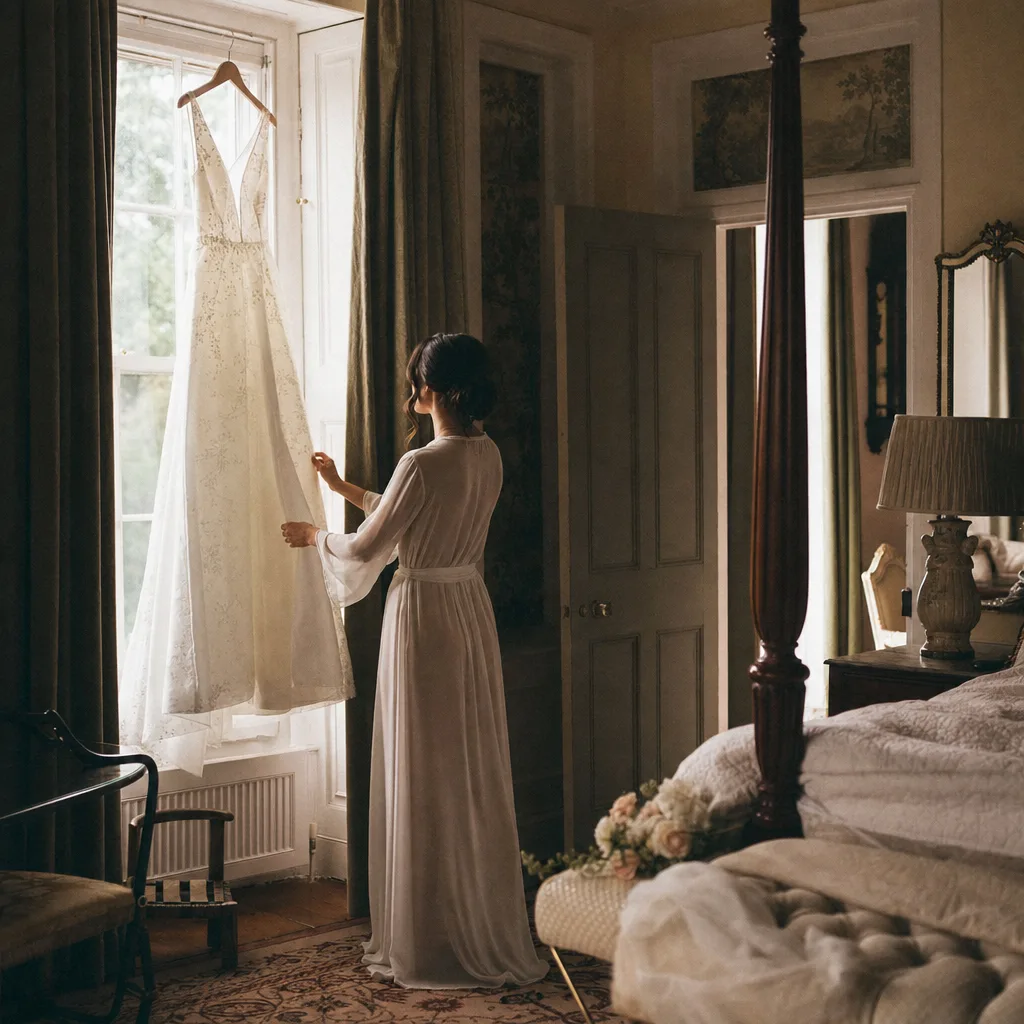 Getting ready in soft Friday window light