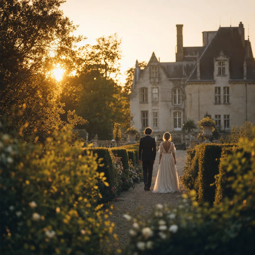Garden portraits in sweeping evening light