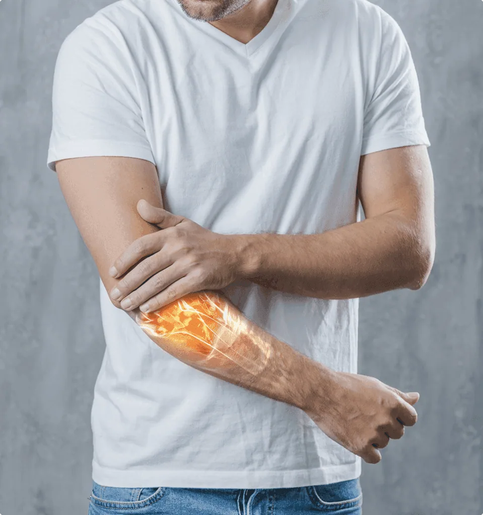 Soft-tissue manual therapy on a client