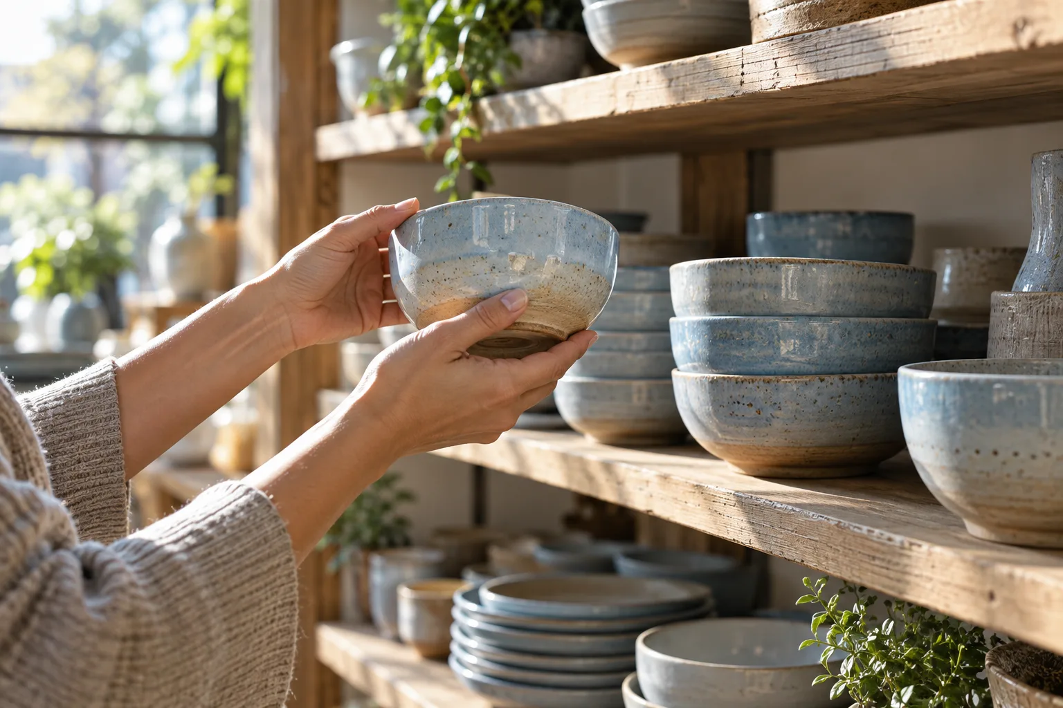 Pick: everyday work in an independent online shop.