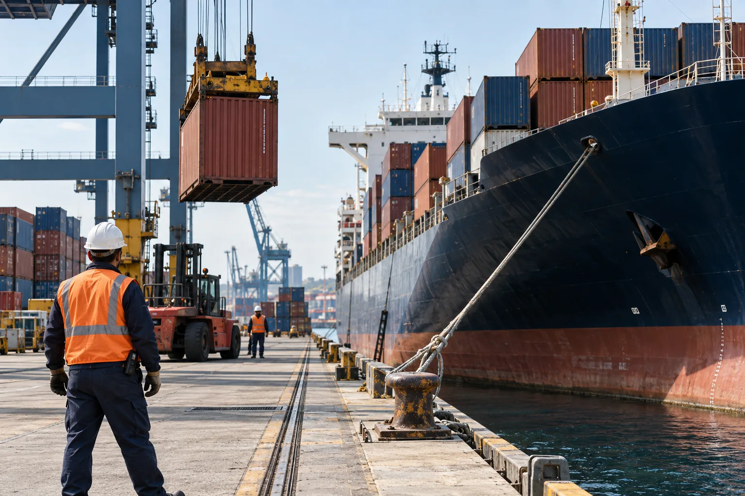 Shore logistics: a view of everyday maritime work.