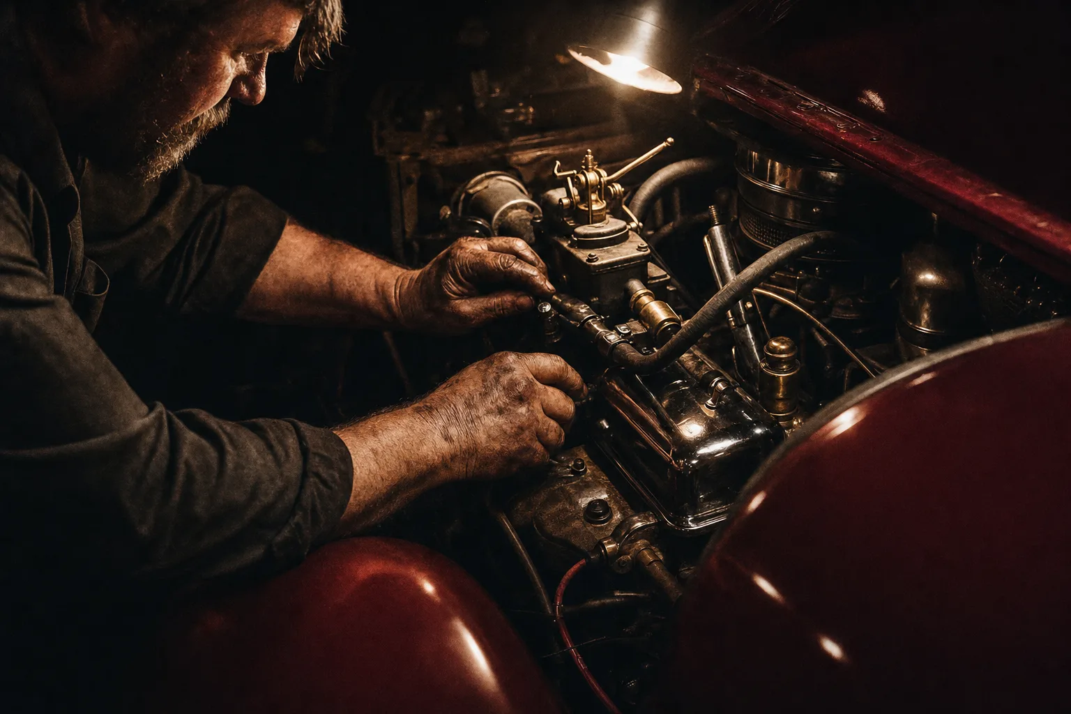 Teardown — Every fastener bagged and tagged. The car becomes a catalogue.