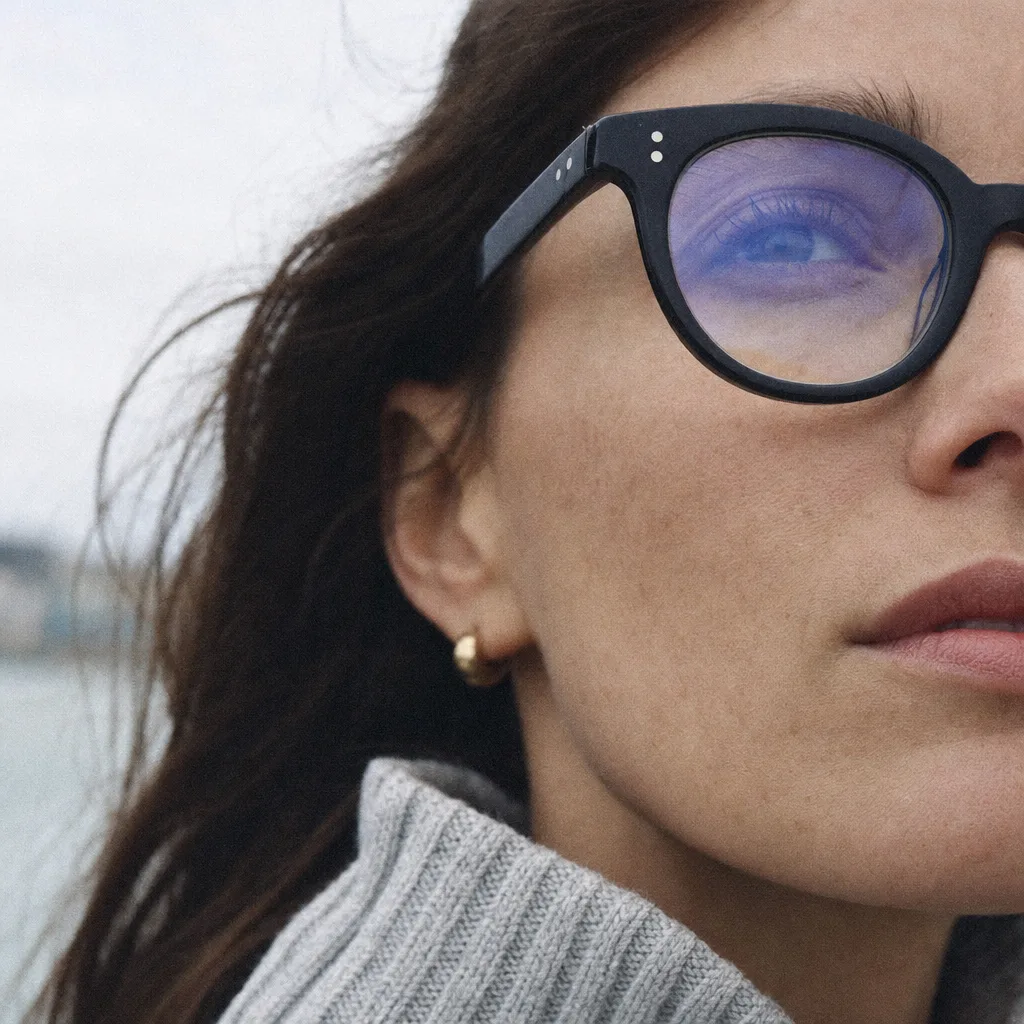 Tangent — a frame worn outdoors in warm light, lifestyle crop.